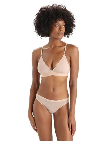 Praline Women's Icebreaker Merino Siren Bras | USA 1818XYUF